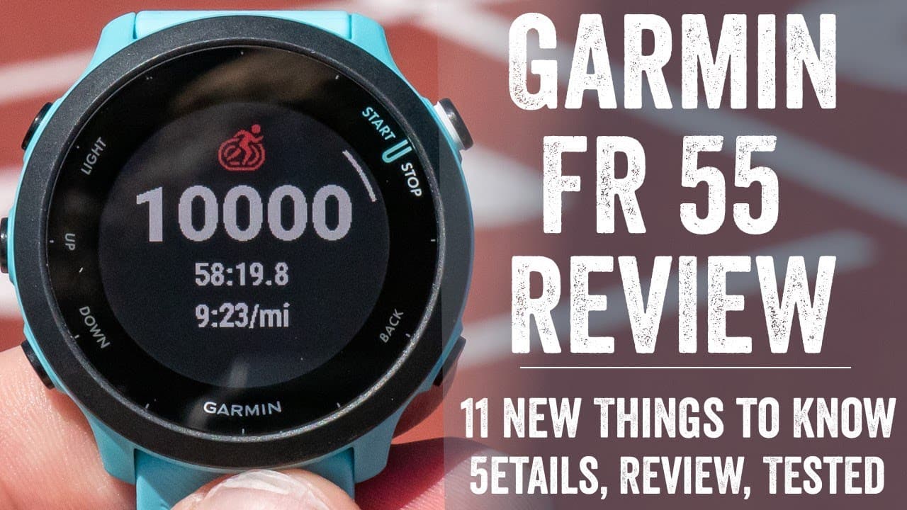 En titt på Garmin Forerunner 55: Nyheter och funktioner