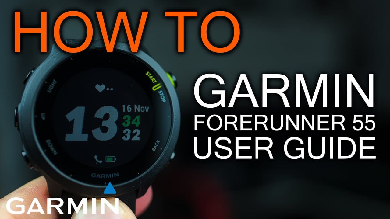 En genomgång av Garmin Forerunner 55: Lär dig använda din sportklocka effektivt