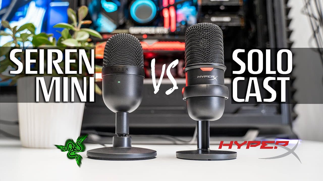 Jämförelse av Razer Seiren Mini och HyperX SoloCast: Vilken mikrofon är bäst för dig?