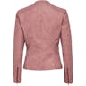 Only Leather Look Jacket - Pink/Ash Rose