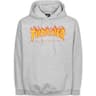 Thrasher Magazine Flame Logo Hoodie - Grey