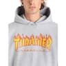 Thrasher Magazine Flame Logo Hoodie - Grey