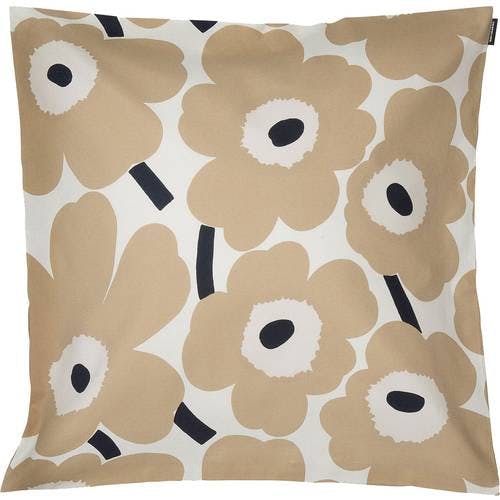 Marimekko Pieni Unikko Kuddöverdrag Off White/Beige (50x50cm)