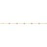 Georg Jensen Daisy Bracelet - Gold/White