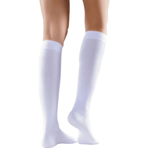 Mabs Knee Support Socks - White