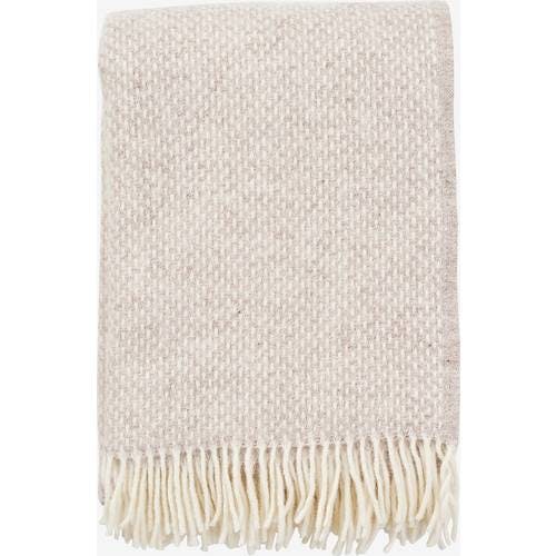 Klippan Yllefabrik Preppy Filt Beige (200x130cm)