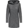 Only Classic Coat - Gray/Dark Gray Melange