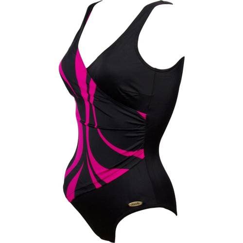 Damella Julia Swimsuit - Black/Cerise