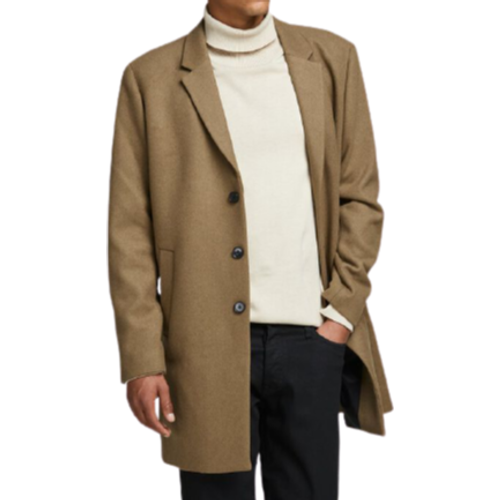 Jack & Jones Moulder Coat - Beige/Khaki