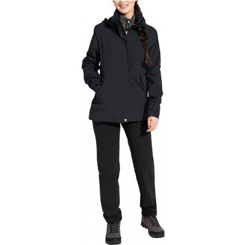 Vaude Women's Rosemoor 3in1 Outdoor Jacket - Black