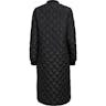 Only Jessica Quilted Long Coat - Black