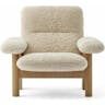 Menu Brasilia Sheepskin 96cm Armchair 82cm