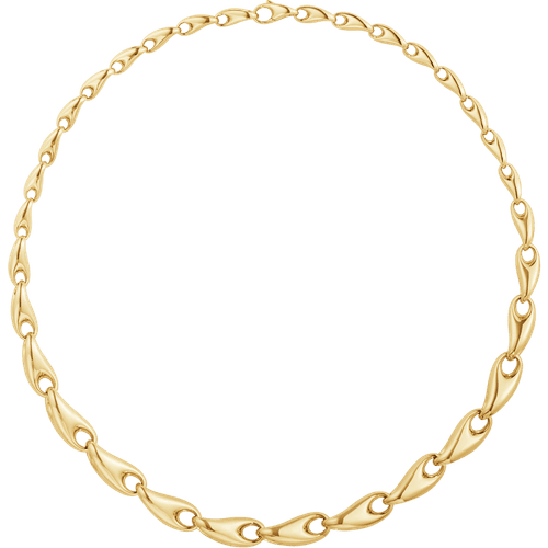 Georg Jensen Reflect Link Necklace - Gold