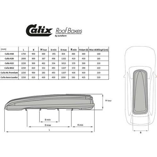 Calix Aero Loader Roof Box