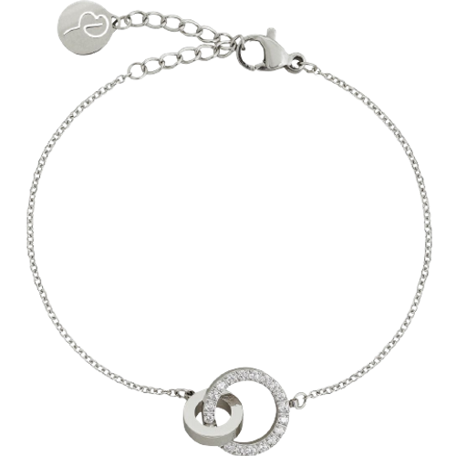 Edblad Eternal Orbit Bracelet Steel -Silver/Diamonds