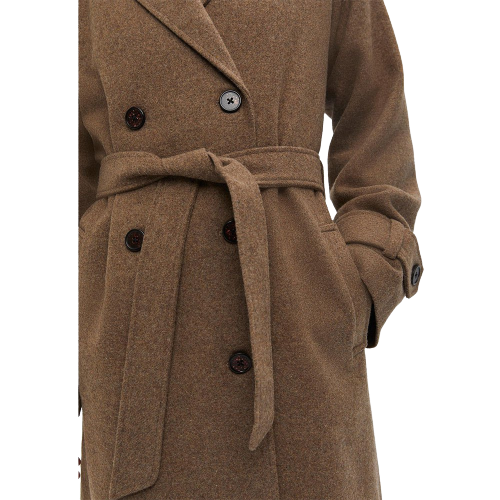 Object Wool Blend Coat - Fossil