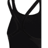 adidas Girl's Solid Small Logo Swimsuit