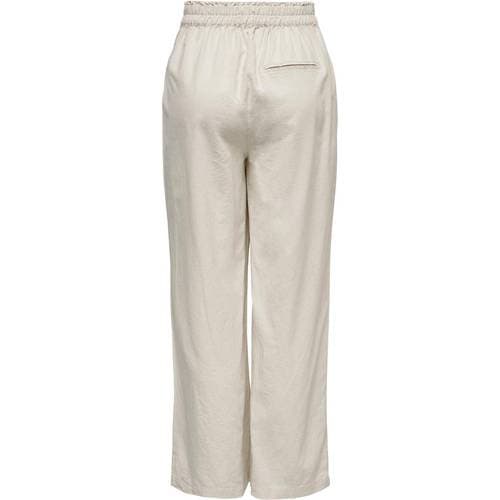 Only Highwaisted Linen Blend Trousers