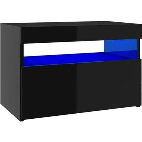 vidaXL Led Lights Sängbord 35x60cm