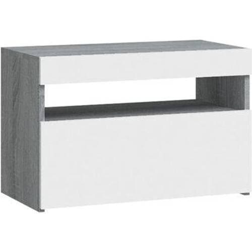 vidaXL Led Lights Sängbord 35x60cm