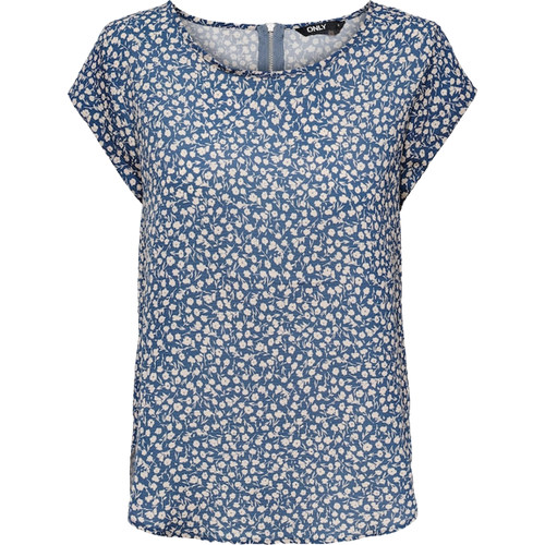 Only Vic Blouse - Smoke Blue