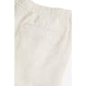 H&M Regular Fit Linen Trousers - Cream