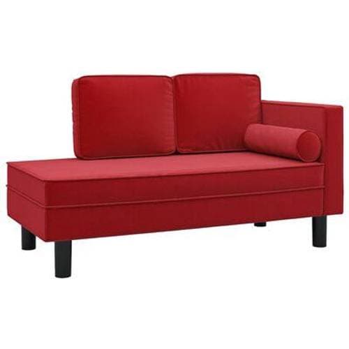 vidaXL Chaise Longue Soffa 118cm 2-sits