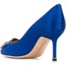 Manolo Blahnik Hangisi 70 Satin - Blue