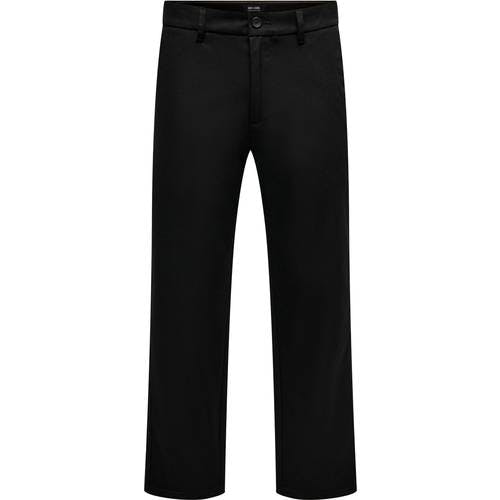 Only & Sons Loose Fit Chinos - Black