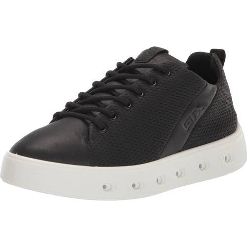 ecco Women's Street 720 Vented Gore-Tex Waterproof Athletic Sneaker, Black, 11-11.5