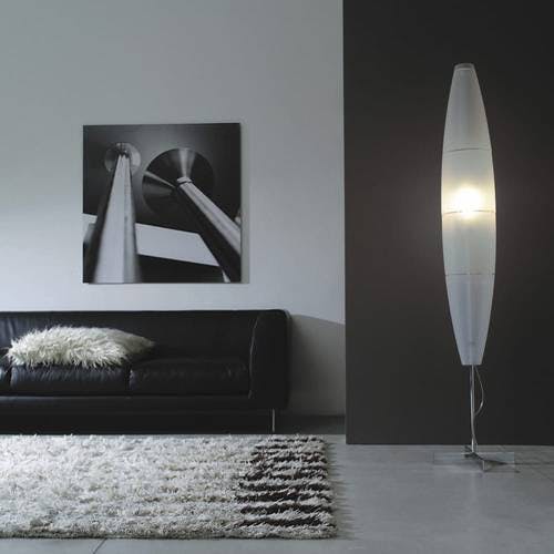 Foscarini Havana Bianco/Chrome Golvlampa 172cm