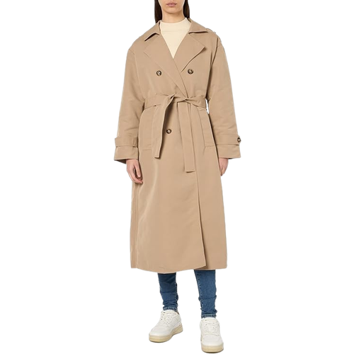 Vero Moda Chloe Trenchcoat - Brown/Silver Mink