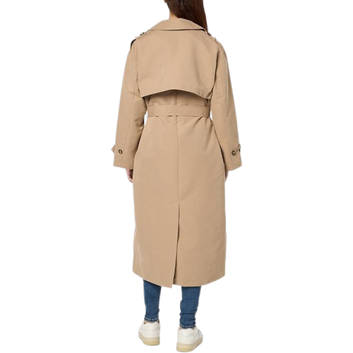 Vero Moda Chloe Trenchcoat - Brown/Silver Mink