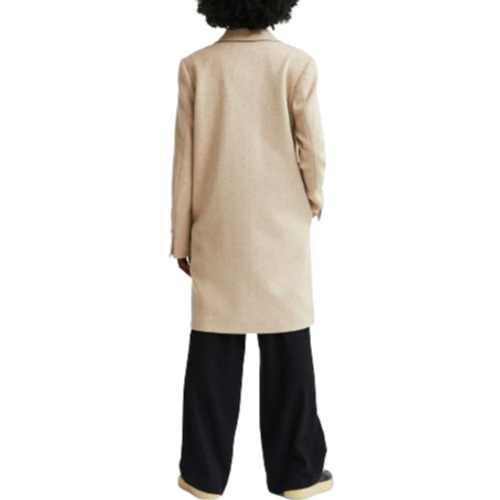 Selected Sasja Single Breasted Coat - Beige