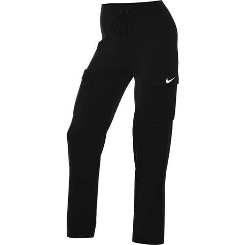 Nike Sportswear Essential Women's High-Rise Woven Cargo Trousers - Black/White