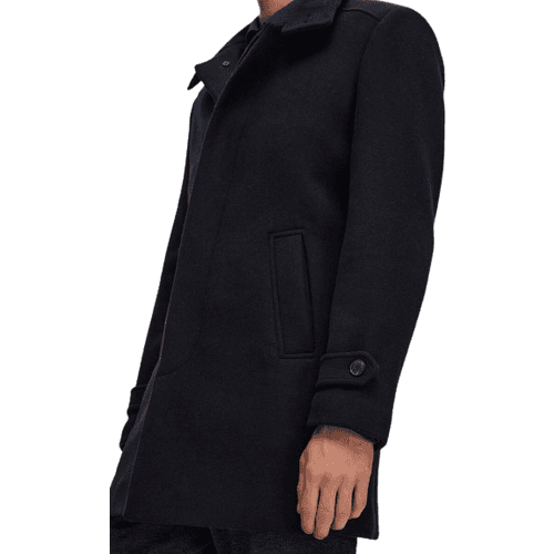 Selected Classic Wool Coat - Stretch Limo