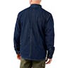 Carhartt Relaxed Fit Denim Fleece Lined Snap-Front Shirt Jacket - Glacier