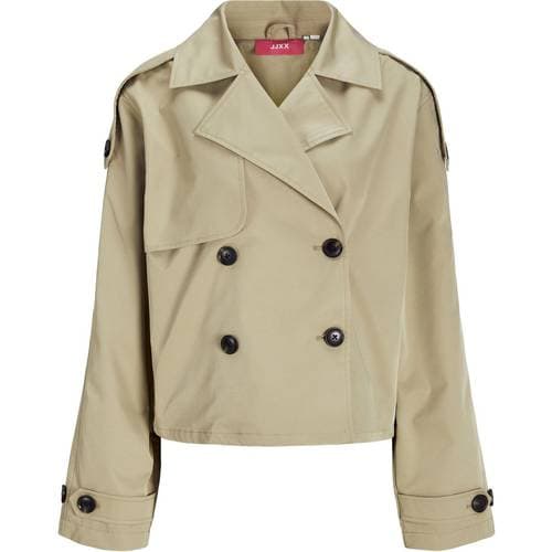 JJXX Carlie Short Trench Coat - Beige/Twill