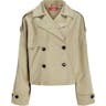 JJXX Carlie Short Trench Coat - Beige/Twill