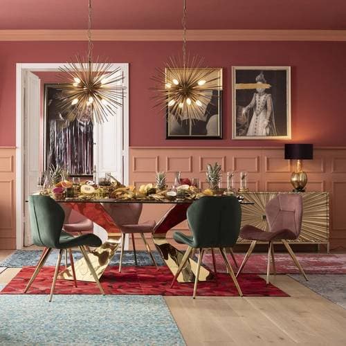 Kare Design Gloria Gold Matbord 200x100cm