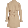 Vila Mersin Tie Waist Trench Coat - Sesame