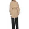 Vila Mersin Tie Waist Trench Coat - Sesame