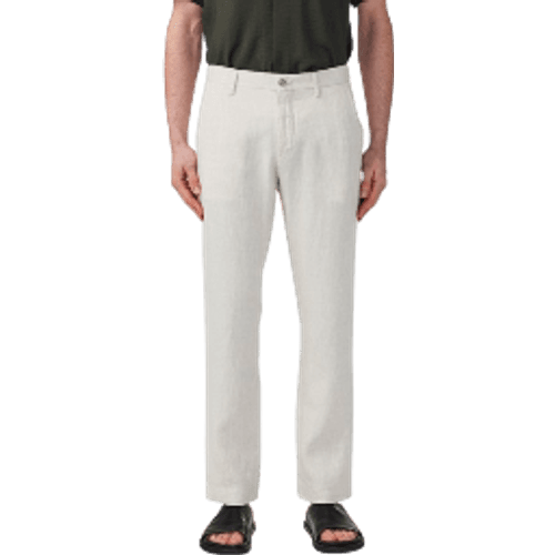 NN07 Theo 1454 Tailored Linen Trouser - Oat