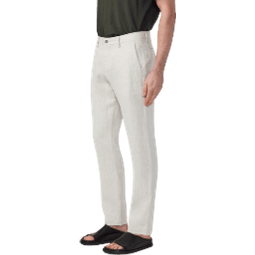 NN07 Theo 1454 Tailored Linen Trouser - Oat