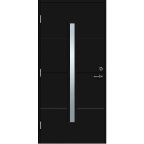 SAFCO Basic Y-60 Vaxjo Ytterdörr Klarglas S 9000-N V (100x210cm)