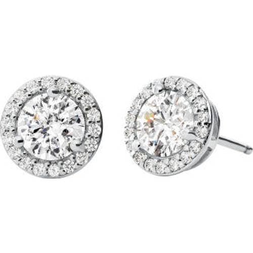 Michael Kors Premium Earrings - Silver/Transparent