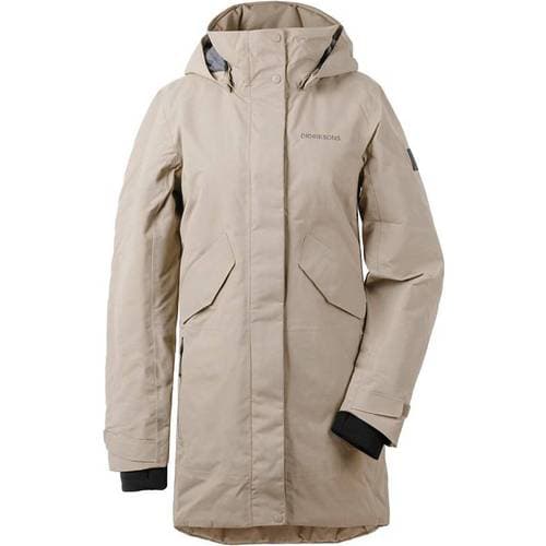 Didriksons Tanja Women's Parka 3 - Sandstone Beige