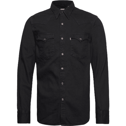 Levi's Barstow Western Standard Shirt - Marble Black Denim Rinse/Black