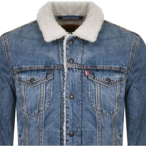 Levi's Type III Sherpa Trucker Jacket - Blue