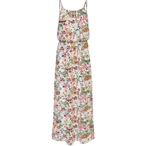 Only Sleevless Maxi Dress - Cloud Dancer/Aop Blurry Flower